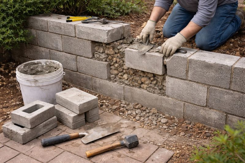 Block Wall Repair in Hendersonville, TN