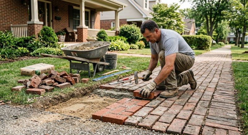 Brick Flatwork Repair in Sumner County, TN