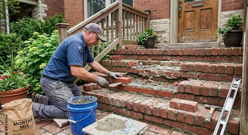 Brick Stoop Repair in Mount Juliet, TN