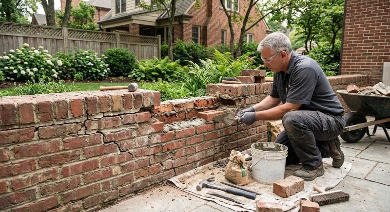 Brick Wall Repair in Lascassas, TN