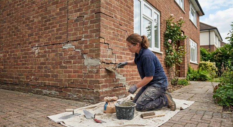 Brick Wall Repair in Portland, TN