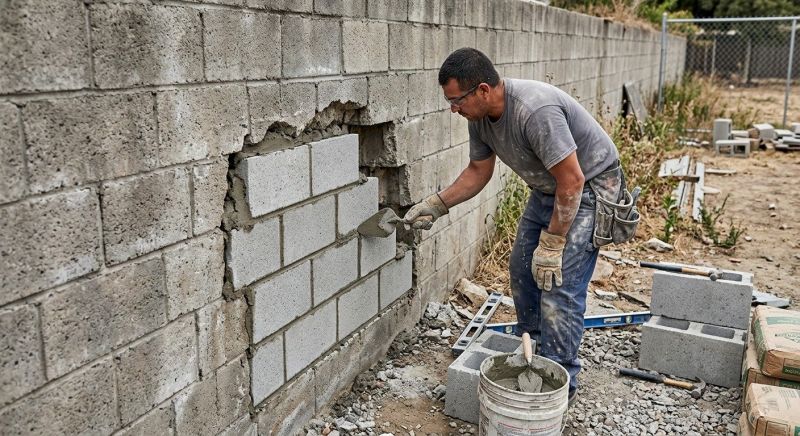 Cement Block Repair in Mount Juliet, TN