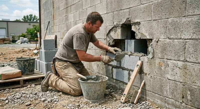 Cinder Block Repair in Mount Juliet, TN
