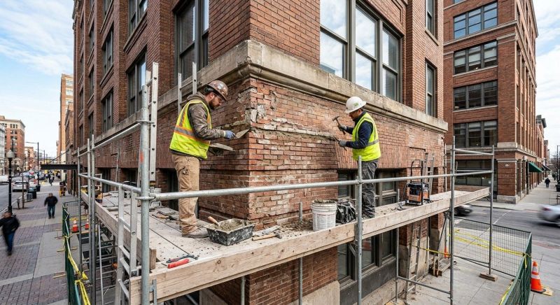 Commercial Masonry Repair in White House, TN