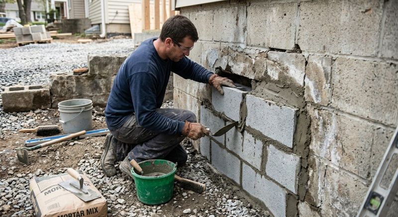 Concrete Block Repair in Sumner County, TN