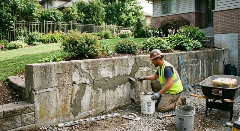 Retaining Wall Repair in Old Hickory, TN