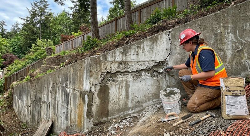 Retaining Wall Repair in Wilson County, TN