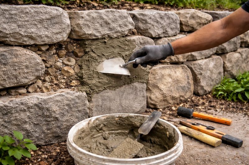 Rock Wall Repair in Mount Juliet, TN