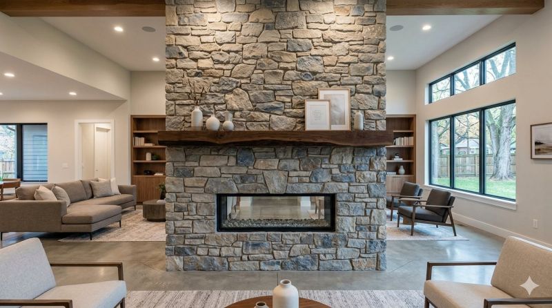 Stone Chimney Installation in Bethpage, TN