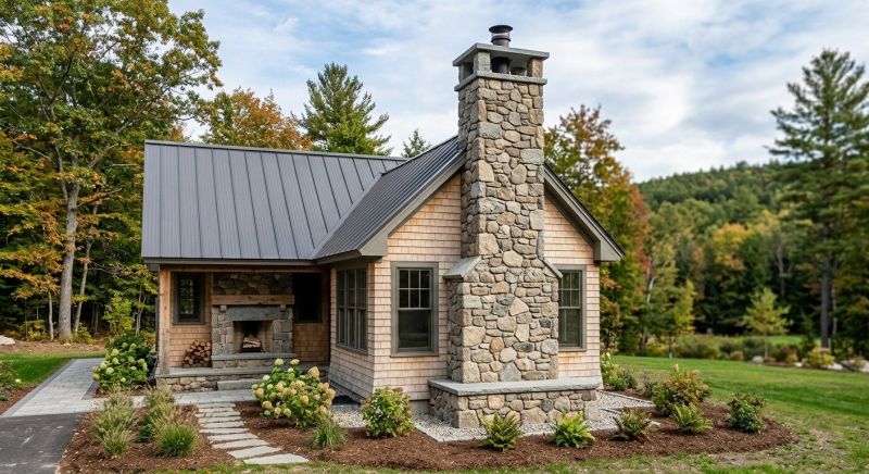 Stone Chimney Installation in White House, TN