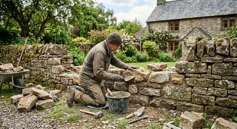 Stone Wall Repair in Goodlettsville, TN