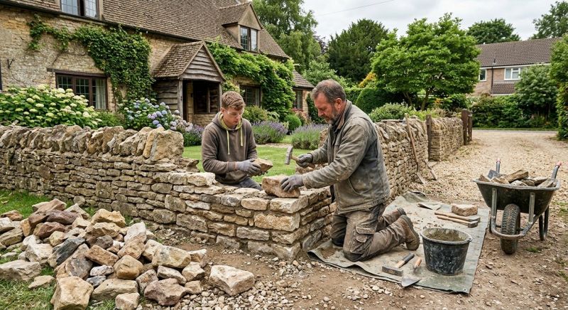 Stone Wall Repair in Joelton, TN
