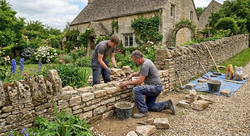 Stone Wall Repair in Madison, TN