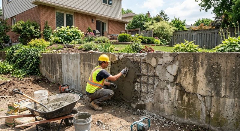 Retaining Wall Repair in Brentwood, TN